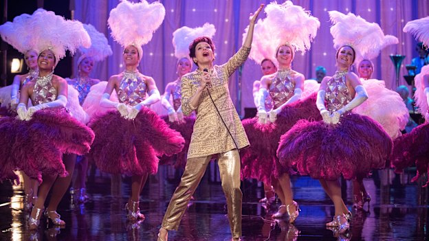 Renée Zellweger as Judy Garland, whose schedule, she says, meant Garland was “not allowed to be human … She was exploited and … 
robbed, basically.”