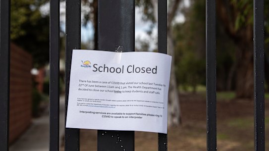 Koondoola Primary School in Perth has been shut over a COVID-19 case. PHOTO: Marta Pascual Juanola