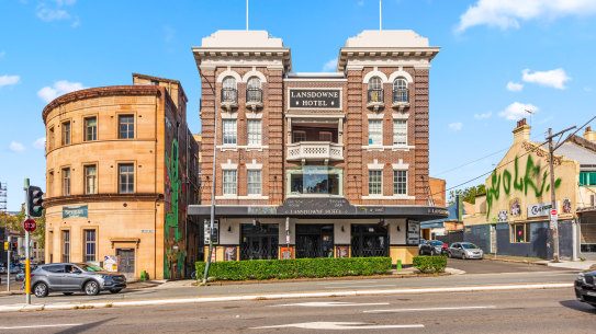 The Lansdowne Hotel in Chippendale, Sydney has been listed for sale