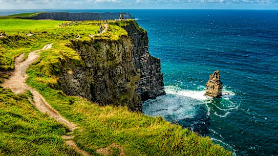 Jaw-dropping: Ireland’s Cliffs of Moher. 