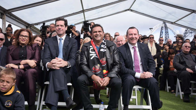 Nicky Winmar Statue Unveiled At Optus Stadium Ahead Of 50th Western Derby
