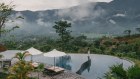 The pool is heated, so even if the temperature is cool, you can enjoy a dip with a magnificent view.