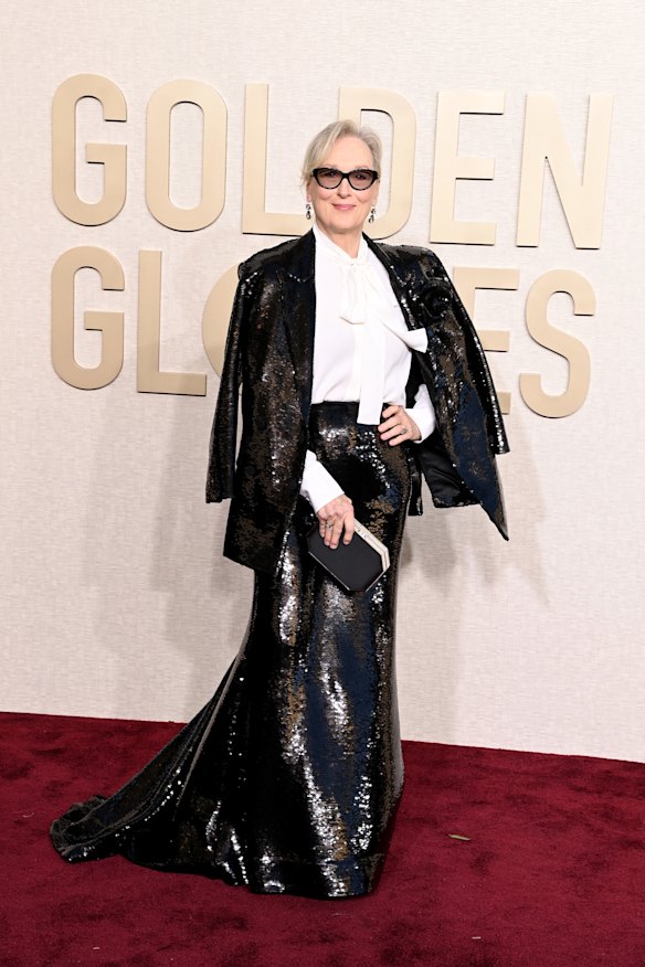 Meryl Streep in custom Valentino.