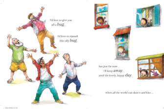 A scene from Patrick Guest and Illustrator Jonathan Bentley's book 'Windows'.
