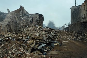 The destruction is evidence the Russians are using “dumb bombs” for wanton destruction, not guided missiles for precision strikes.