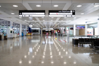 Sydney airport in October 2020. Australia’s closed borders caused a significant shift in how it is perceived globally.