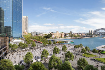 The City of Sydney wants to create new public domain at Circular Quay by 2050. 