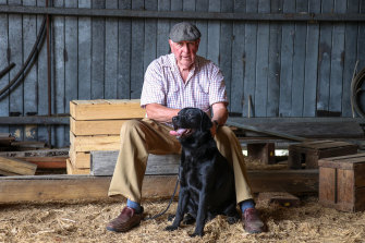 President of the new consumer site, DogsAustralia.org.au and lifelong labrador breeder, Hugh Gent. 