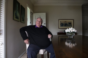 Former head packer and founder of the Packing Room Prize Steve Peters at home in Chester Hill.