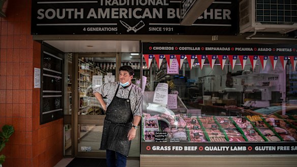 Cristian Garcia, owner of Theo’s Cecinas Quality Meats in Hurlstone Park.