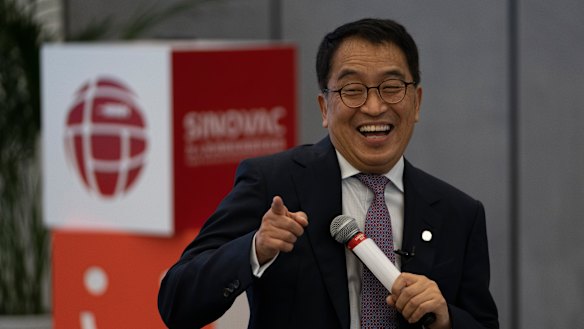 Sinovac's chief executive, Yin Weidong, admitted to giving more than $83,000 ($111,700) in bribes from 2002 to 2011.