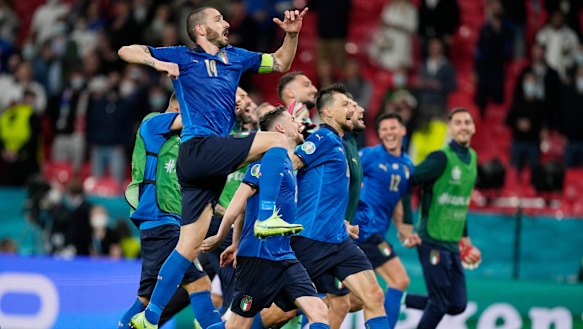 Team spirit: Italy have been a remarkable collective in Euro 2020.