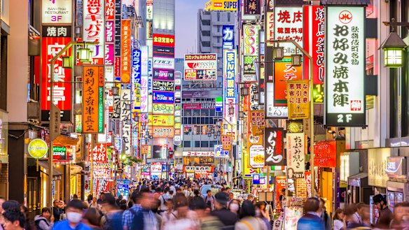 Japan's population is falling but Tokyo's is growing.