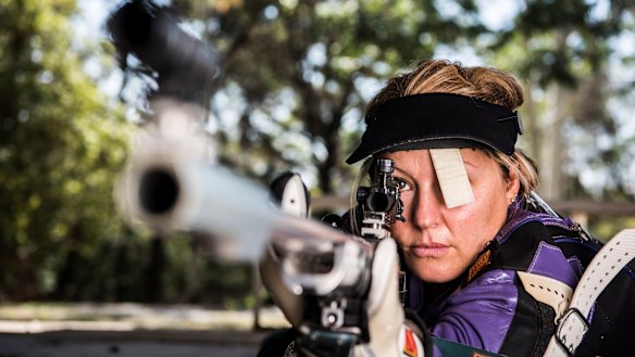 Target shooter Susie Smith owns multiple guns and is not surprised by the number of registered firearms across NSW.