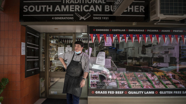 Cristian Garcia, owner of Theo’s Cecinas Quality Meats in Hurlstone Park.