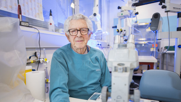 Professor Jacques Miller has been working on his research since the 1960s.