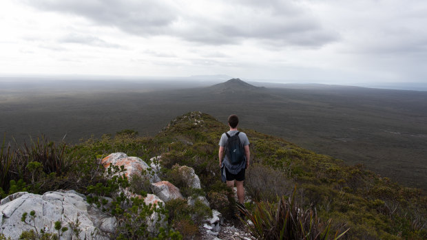 The view from the summit of Mount Barren in the Fitzgerald River National Park. 