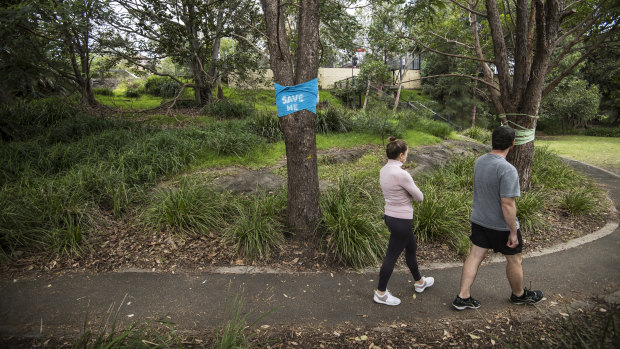 Buruwan Park, between the Rozelle Bay light rail stop and the Crescent and City West Link, will disappear because of WestConnex.