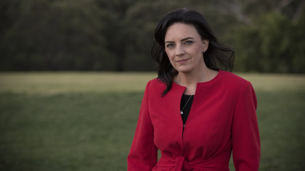 Emma Husar on Wednesday after announcing she would not recontest the seat of Lindsay.