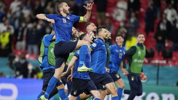 Team spirit: Italy have been a remarkable collective in Euro 2020.