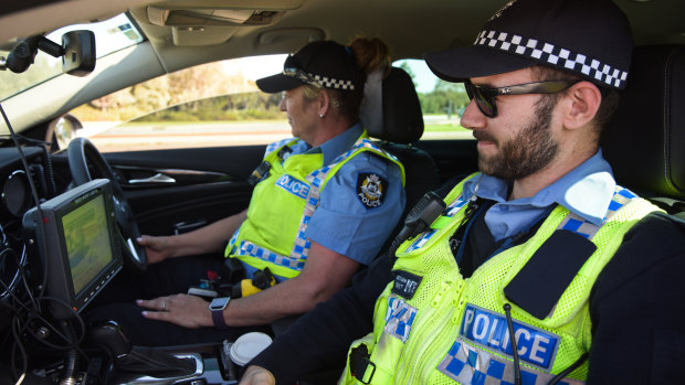 The Automatic Number Plate Recognition system matches number plates with existing police databases. 