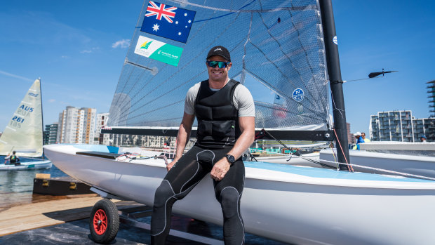 Skipper's tip: Tom Slingsby is tipping fireworks at next week's SailGP Sydney.