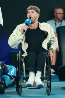 15-time quad singles grand slam champion Dylan Alcott presided over the event.