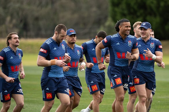 Some key Blues couldn’t participate in the training session.