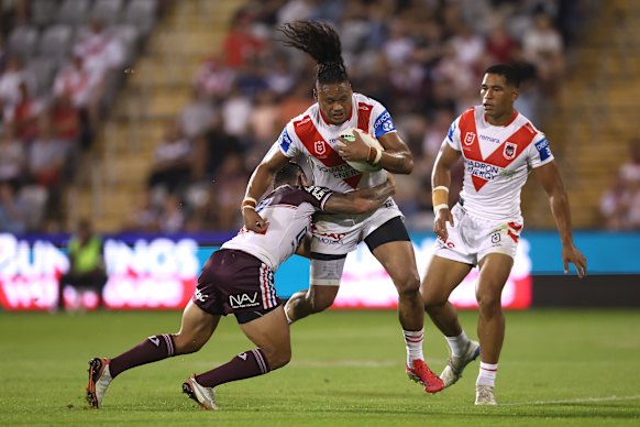 Dragons forward Luciano Leilua.