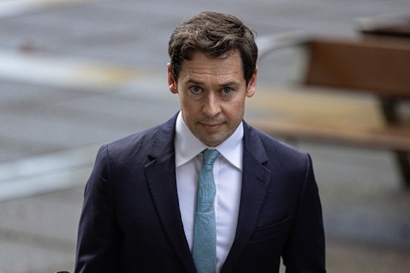 Journalist Nick McKenzie arrives at the Federal Court in Sydney earlier this month.