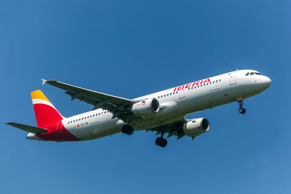 Spanish airline Iberia has no arrangement for lost bags to be delivered in Australia.