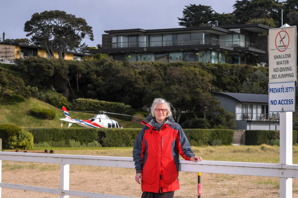 Dr Ursula de Jong, president of Nepean Conservation Group, has spoken against the land extension move. 