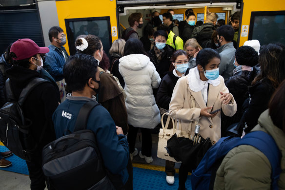 Industrial action last Friday resulted in delays, cancellations and crowding on some trains.