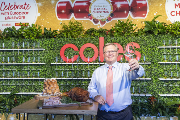 Coles boss Steven Cain says inflation pressures are growing.