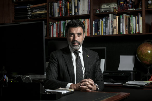 Nasser Mashni, president of the Australian Palestinian Advocacy Network.