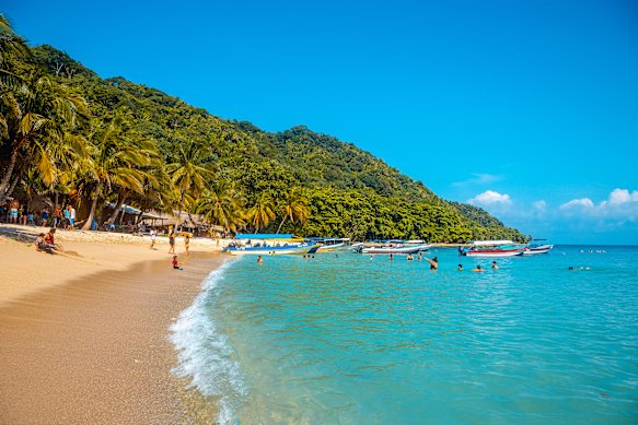 Beachfront in Honduras.