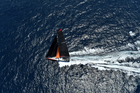 Comanche took the lead over InfoTrack as the field makes its way down the coast.