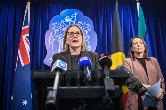 Premier Jacinta Allan said on Monday she had asked Labor officials to suspend the CFMEU from her party’s state branch. 