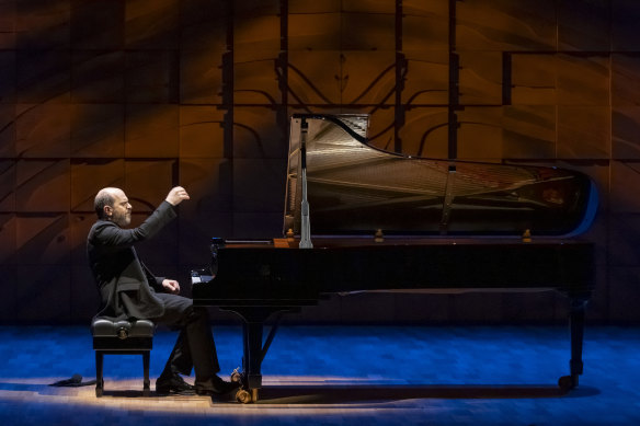 Kirill Gerstein performs at Melbourne Recital Centre, June 11 2024.