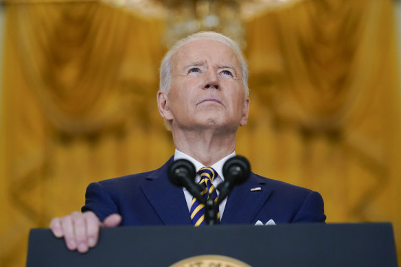 Joe Biden says he is “profoundly disappointed” that the Senate didn’t adopt his voting rights agenda.