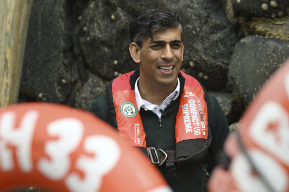 Without a paddle: British Prime Minister Rishi Sunak’s campaign has hit another snag.