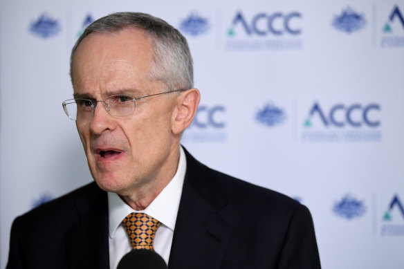 "We've got to make sure we've got competition on the other side": ACCC boss Rod Sims.