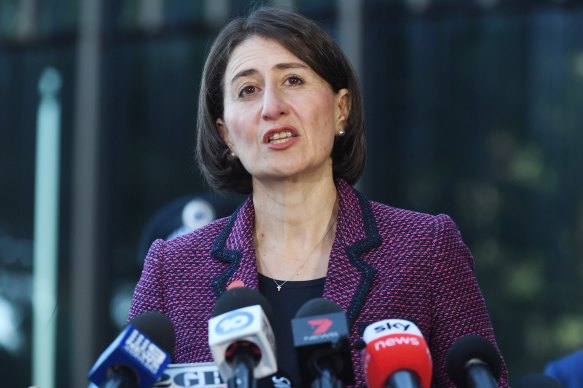 NSW Premier Gladys Berejiklian on Tuesday.