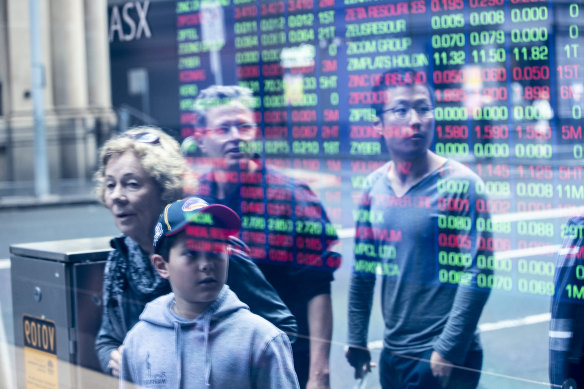 The Australian sharemarket declined on Wednesday after US stocks posted their worst day in two months.