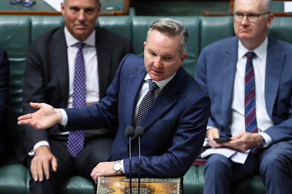 Energy Minister Chris Bowen. 