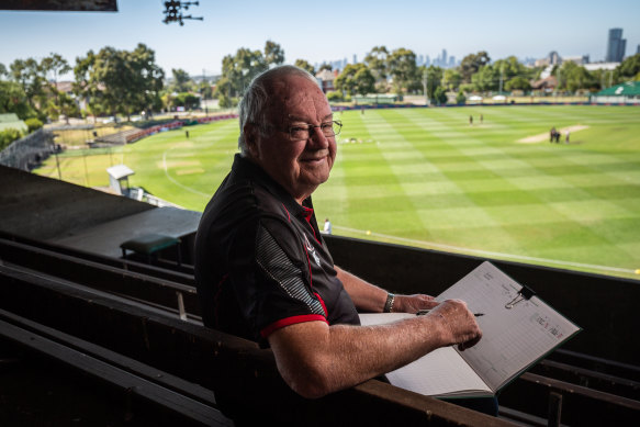 Michael Walsh, a scorer with Essendon Cricket Club for 58 years has been given an OAM in the Australia Day Honours.