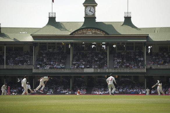 The SCG will be at 25 per cent capacity for this week's third Test.