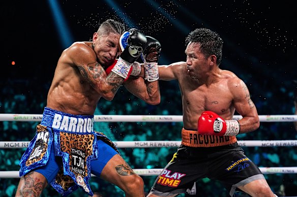 Pacquiao is finishing stronger.