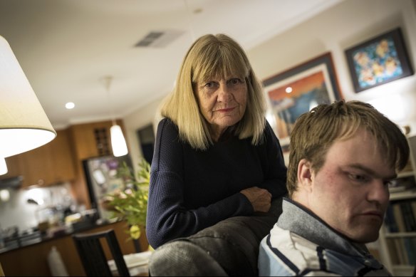 Elisabeth Appelgren-McIntyre and her son, Stefan.