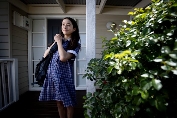 Emma Wilkie is looking forward starting year 7 at Reservoir High School. 